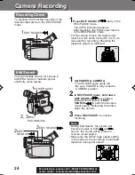 Предварительный просмотр 24 страницы Panasonic Palmcorder PV-DV201 Operating Manual