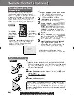 Предварительный просмотр 26 страницы Panasonic Palmcorder PV-DV201 Operating Manual