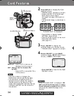 Предварительный просмотр 34 страницы Panasonic Palmcorder PV-DV201 Operating Manual