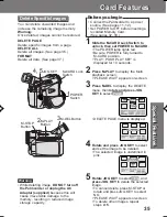 Предварительный просмотр 35 страницы Panasonic Palmcorder PV-DV201 Operating Manual