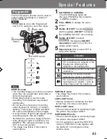 Предварительный просмотр 43 страницы Panasonic Palmcorder PV-DV201 Operating Manual