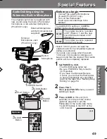 Предварительный просмотр 49 страницы Panasonic Palmcorder PV-DV201 Operating Manual