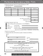 Предварительный просмотр 66 страницы Panasonic Palmcorder PV-DV201 Operating Manual