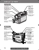 Предварительный просмотр 72 страницы Panasonic Palmcorder PV-DV201 Operating Manual