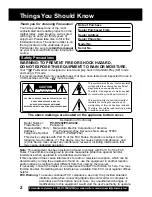 Предварительный просмотр 2 страницы Panasonic Palmcorder PV-DV202 Operating Instructions Manual