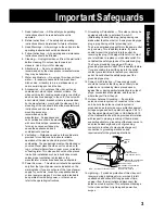 Предварительный просмотр 3 страницы Panasonic Palmcorder PV-DV202 Operating Instructions Manual