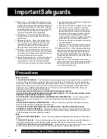 Предварительный просмотр 4 страницы Panasonic Palmcorder PV-DV202 Operating Instructions Manual