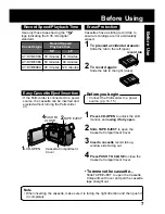 Предварительный просмотр 7 страницы Panasonic Palmcorder PV-DV202 Operating Instructions Manual