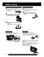 Предварительный просмотр 8 страницы Panasonic Palmcorder PV-DV202 Operating Instructions Manual