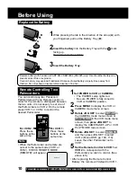 Предварительный просмотр 10 страницы Panasonic Palmcorder PV-DV202 Operating Instructions Manual