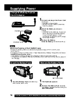 Предварительный просмотр 14 страницы Panasonic Palmcorder PV-DV202 Operating Instructions Manual