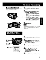 Предварительный просмотр 19 страницы Panasonic Palmcorder PV-DV202 Operating Instructions Manual