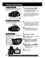 Предварительный просмотр 22 страницы Panasonic Palmcorder PV-DV202 Operating Instructions Manual