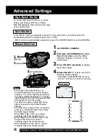 Предварительный просмотр 30 страницы Panasonic Palmcorder PV-DV202 Operating Instructions Manual