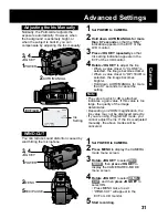 Предварительный просмотр 31 страницы Panasonic Palmcorder PV-DV202 Operating Instructions Manual