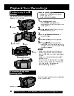 Предварительный просмотр 32 страницы Panasonic Palmcorder PV-DV202 Operating Instructions Manual