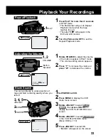 Предварительный просмотр 33 страницы Panasonic Palmcorder PV-DV202 Operating Instructions Manual