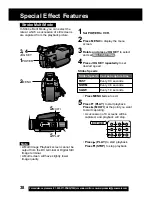 Предварительный просмотр 38 страницы Panasonic Palmcorder PV-DV202 Operating Instructions Manual