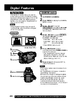 Предварительный просмотр 40 страницы Panasonic Palmcorder PV-DV202 Operating Instructions Manual