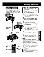 Предварительный просмотр 47 страницы Panasonic Palmcorder PV-DV202 Operating Instructions Manual