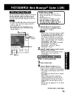 Предварительный просмотр 73 страницы Panasonic Palmcorder PV-DV202 Operating Instructions Manual