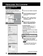 Предварительный просмотр 78 страницы Panasonic Palmcorder PV-DV202 Operating Instructions Manual