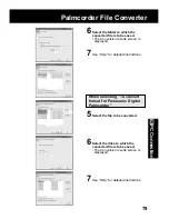 Предварительный просмотр 79 страницы Panasonic Palmcorder PV-DV202 Operating Instructions Manual