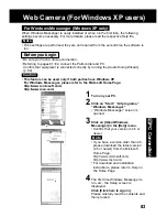 Предварительный просмотр 83 страницы Panasonic Palmcorder PV-DV202 Operating Instructions Manual