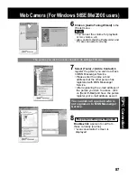 Предварительный просмотр 87 страницы Panasonic Palmcorder PV-DV202 Operating Instructions Manual