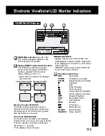 Предварительный просмотр 113 страницы Panasonic Palmcorder PV-DV202 Operating Instructions Manual