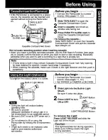 Предварительный просмотр 7 страницы Panasonic Palmcorder PV-DV221 User Manual