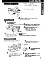 Предварительный просмотр 9 страницы Panasonic Palmcorder PV-DV221 User Manual