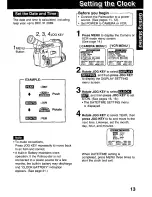 Предварительный просмотр 13 страницы Panasonic Palmcorder PV-DV221 User Manual