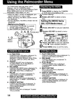 Предварительный просмотр 14 страницы Panasonic Palmcorder PV-DV221 User Manual