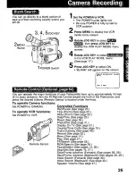 Предварительный просмотр 25 страницы Panasonic Palmcorder PV-DV221 User Manual