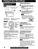 Предварительный просмотр 28 страницы Panasonic Palmcorder PV-DV221 User Manual