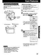 Предварительный просмотр 37 страницы Panasonic Palmcorder PV-DV221 User Manual