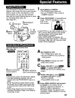 Предварительный просмотр 41 страницы Panasonic Palmcorder PV-DV221 User Manual