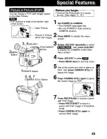 Предварительный просмотр 45 страницы Panasonic Palmcorder PV-DV221 User Manual