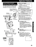 Предварительный просмотр 49 страницы Panasonic Palmcorder PV-DV221 User Manual