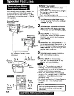 Предварительный просмотр 52 страницы Panasonic Palmcorder PV-DV221 User Manual