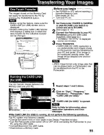 Предварительный просмотр 55 страницы Panasonic Palmcorder PV-DV221 User Manual