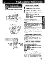 Предварительный просмотр 29 страницы Panasonic Palmcorder PV-DV351 Operating Manual