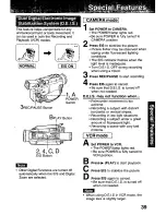 Предварительный просмотр 39 страницы Panasonic Palmcorder PV-DV351 Operating Manual