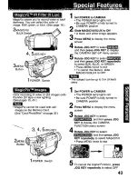 Предварительный просмотр 43 страницы Panasonic Palmcorder PV-DV351 Operating Manual