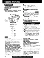 Предварительный просмотр 44 страницы Panasonic Palmcorder PV-DV351 Operating Manual