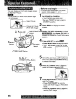 Предварительный просмотр 46 страницы Panasonic Palmcorder PV-DV351 Operating Manual