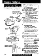 Preview for 50 page of Panasonic Palmcorder PV-DV351 Operating Manual