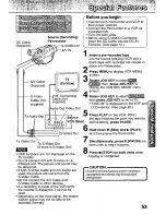 Preview for 53 page of Panasonic Palmcorder PV-DV351 Operating Manual