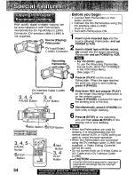 Preview for 54 page of Panasonic Palmcorder PV-DV351 Operating Manual